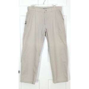 Columbia Khaki Hiking Pants 12 Short/ Petite EUC